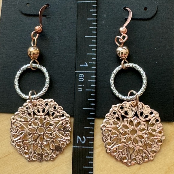 High-End Department Store Designer One of Kind Statement Earrings - Picture 4 of 5